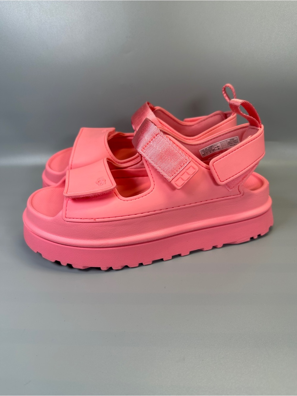 UGG Platform Slingback Adjustable Sandals Women’s Size 8 Pink